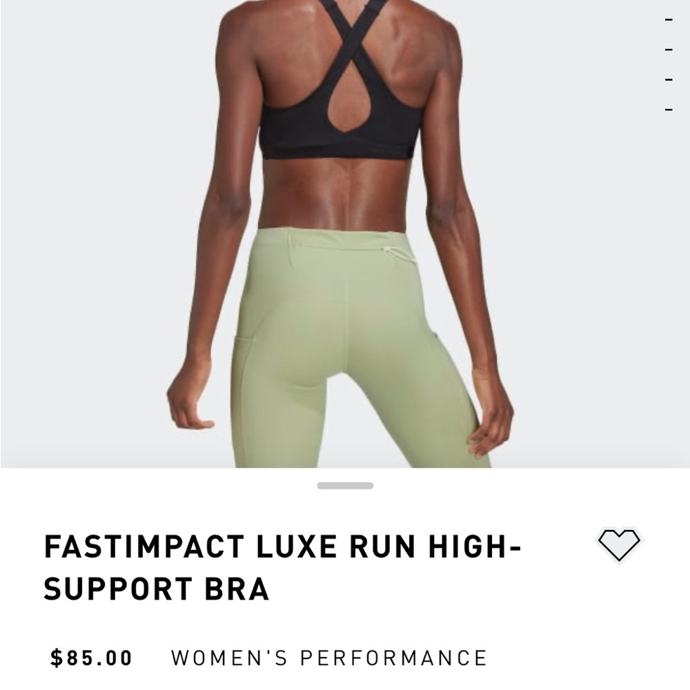 Adidas Fastimpact Luxe Run High-Support Bra
